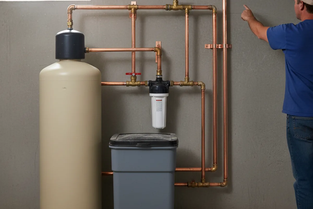 Whole-house water treatment system installed in Topton